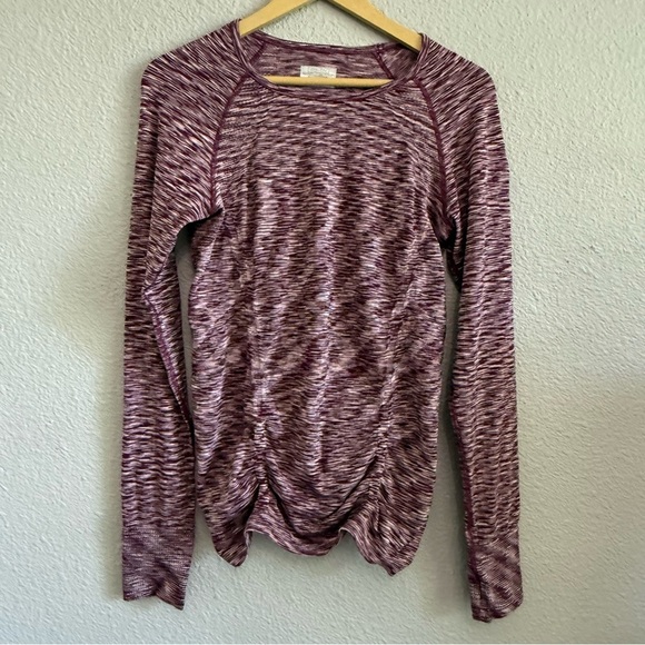 ATHLETA Fastest‎ Track Seamless Long Sleeve Top Size Medium EUC - Picture 1 of 4